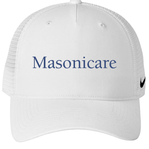 MC - Nike Mesh Trucker Snapback Cap White