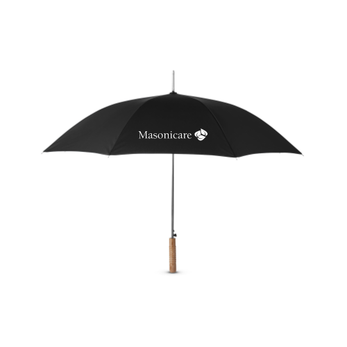 MC - Wood Handle Stick Umbrella