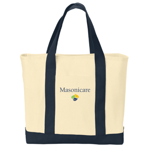 MC - Port & Company 2-Tone Shopping Tote